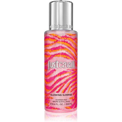 Roberto Cavalli Just Cavalli Glowing Sunrise brume illuminatrice corps pour femme 250 ml Roberto Cavalli Just Cavalli Glowing Sunrise brume illuminatrice corps pour femme 250 ml