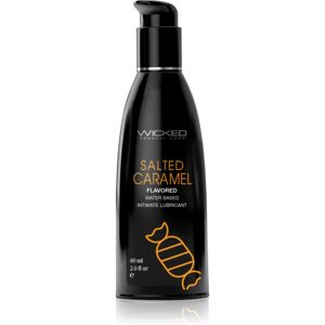 Wicked Aqua Flavored gel lubrifiant aromatisé Salted Caramel 60 ml Wicked Aqua Flavored gel lubrifiant aromatisé Salted Caramel 60 ml