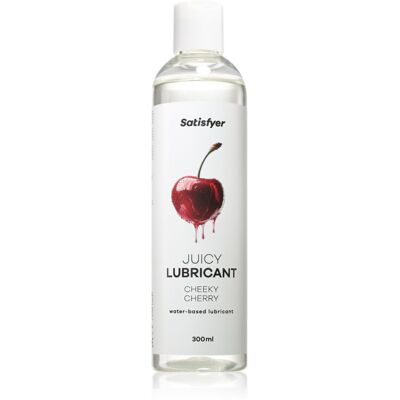 Satisfyer Juicy Lubricant gel lubrifiant aromatisé Cheeky Cherry 300 ml Satisfyer Juicy Lubricant gel lubrifiant aromatisé Cheeky Cherry 300 ml