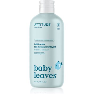 Attitude Baby Leaves Bubble Wash bain moussant pour bébé 473 ml Attitude Baby Leaves Bubble Wash bain moussant pour bébé 473 ml