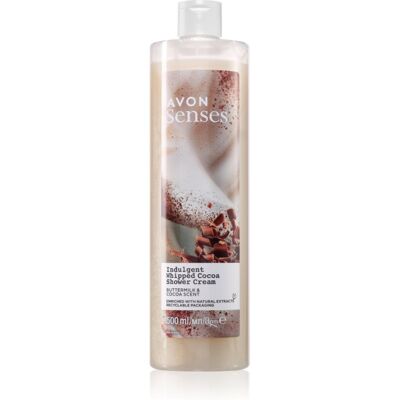 Avon Senses Indulgent Whipped Cocoa crème de douche revitalisante 500 ml Avon Senses Indulgent Whipped Cocoa crème de douche revitalisante 500 ml