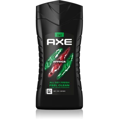 Axe Africa gel de douche visage, corps et cheveux 250 ml Axe Africa gel de douche visage, corps et cheveux 250 ml