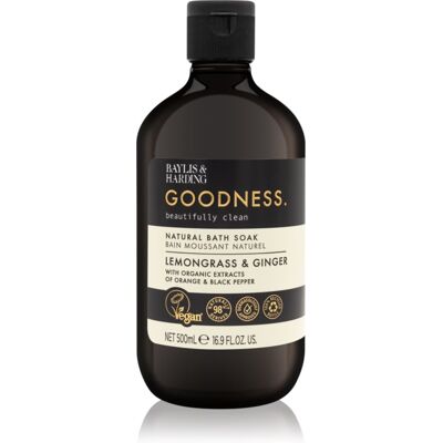 Baylis & Harding Goodness Lemongrass & Ginger bain moussant 500 ml Baylis & Harding Goodness Lemongrass & Ginger bain moussant 500 ml