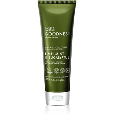 Baylis & Harding Goodness Awaken Senses gommage rafraîchissant corps parfums Lime, Mint & Eucalyptus 225 ml Baylis & Harding Goodness Awaken Senses gommage rafraîchissant corps parfums Lime, Mint & Eucalyptus 225 ml