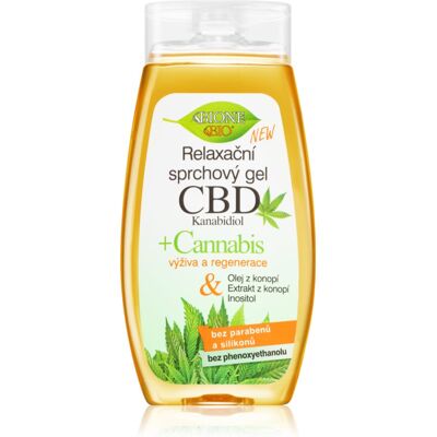 Gel Douche Relaxant au CBD de Cannabis Bione Cosmetics - Type de Douche Gel Douche Relaxant au CBD de Cannabis Bione Cosmetics - Type de Douche