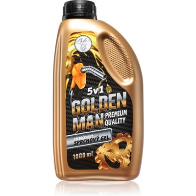 Bohemia Gifts Industrial Golden Man gel de douche pour homme 5 en 1 1000 ml Bohemia Gifts Industrial Golden Man gel de douche pour homme 5 en 1 1000 ml