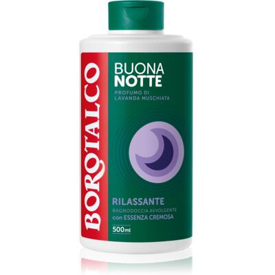 Borotalco Good Night Relaxing gel de douche pour un sommeil tranquille parfums Musk Lavender 500 ml Borotalco Good Night Relaxing gel de douche pour un sommeil tranquille parfums Musk Lavender 500 ml