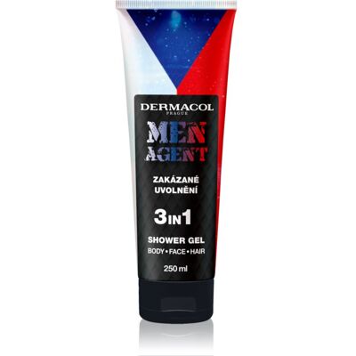 Dermacol Men Agent Ice Hockey gel de douche pour homme 3 en 1 250 ml Dermacol Men Agent Ice Hockey gel de douche pour homme 3 en 1 250 ml