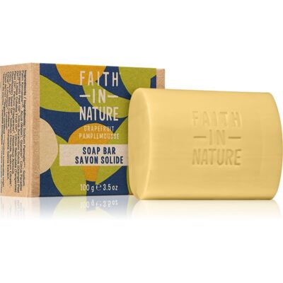 Faith In Nature Hand Made Soap Grapefruit savon solide naturel 100 g Faith In Nature Hand Made Soap Grapefruit savon solide naturel 100 g