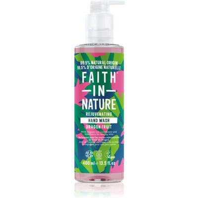 Faith In Nature Dragon Fruit savon liquide naturel mains avec effet revitalisant 400 ml Faith In Nature Dragon Fruit savon liquide naturel mains avec effet revitalisant 400 ml