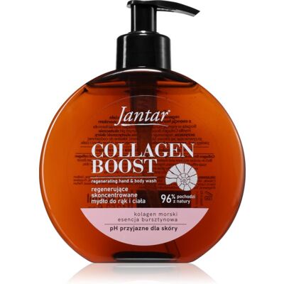 Farmona Jantar Collagen Boost gel de douche mains et corps 400 ml Farmona Jantar Collagen Boost gel de douche mains et corps 400 ml