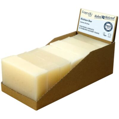 Friendly Soap Kitchen Bar Lemon & Lime savon naturel 7x95 g Friendly Soap Kitchen Bar Lemon & Lime savon naturel 7x95 g