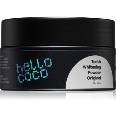 Poudre blanchissante pour dents Hello Coco Original vegan 30g Poudre blanchissante pour dents Hello Coco Original vegan 30g
