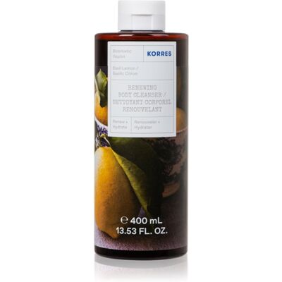 Korres Basil Lemon gel douche rafraîchissant 400 ml Korres Basil Lemon gel douche rafraîchissant 400 ml