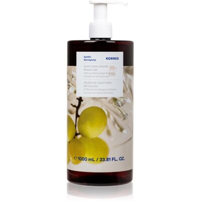 Korres Santorini Grape gel de douche revitalisant 1000 ml Korres Santorini Grape gel de douche revitalisant 1000 ml