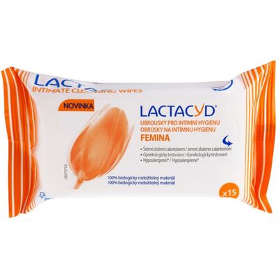 Lactacyd Femina Lingettes Nettoyantes Intimes - Lingettes Lactacyd Femina Lingettes Nettoyantes Intimes - Lingettes