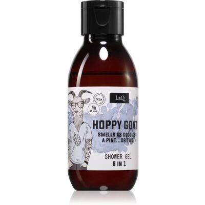 LaQ Goat From Poznaň gel douche rafraîchissant 8 en 1 à l'extrait de cônes de houblon 100 ml LaQ Goat From Poznaň gel douche rafraîchissant 8 en 1 à l'extrait de cônes de houblon 100 ml