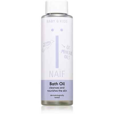 Naif Baby & Kids Bath Oil huile de bain au lait pour les bébés et les enfants 100 ml Naif Baby & Kids Bath Oil huile de bain au lait pour les bébés et les enfants 100 ml