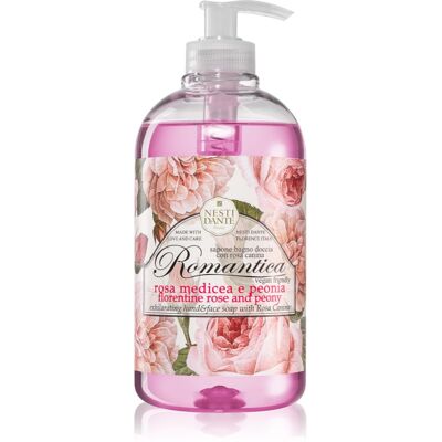 Nesti Dante Romantica Florentine Rose and Peony savon liquide mains 500 ml Nesti Dante Romantica Florentine Rose and Peony savon liquide mains 500 ml