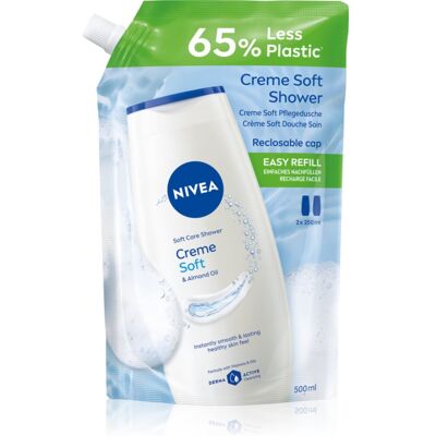 NIVEA Creme Soft gel douche crème recharge 500 ml NIVEA Creme Soft gel douche crème recharge 500 ml