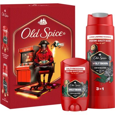 Old Spice Wolfthorn Gamer coffret cadeau pour homme Old Spice Wolfthorn Gamer coffret cadeau pour homme