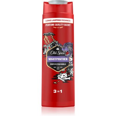 Old Spice Nightpanther gel de douche pour homme 400 ml Old Spice Nightpanther gel de douche pour homme 400 ml
