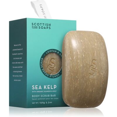 Scottish Fine Soaps Sea Kelp Body Scrub Bar savon corps exfoliant 150 g Scottish Fine Soaps Sea Kelp Body Scrub Bar savon corps exfoliant 150 g