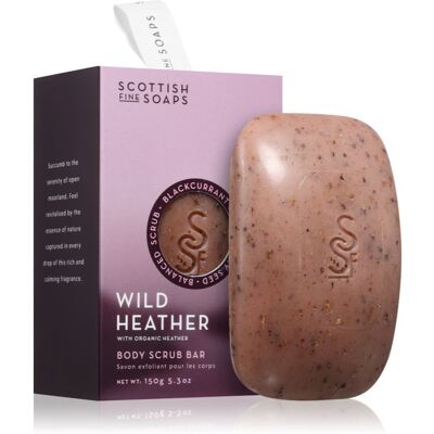 Scottish Fine Soaps Wild Heather savon corps exfoliant 150 g Scottish Fine Soaps Wild Heather savon corps exfoliant 150 g