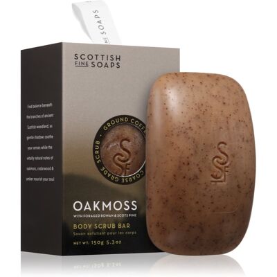 Scottish Fine Soaps Oakmoss savon corps exfoliant 150 g Scottish Fine Soaps Oakmoss savon corps exfoliant 150 g