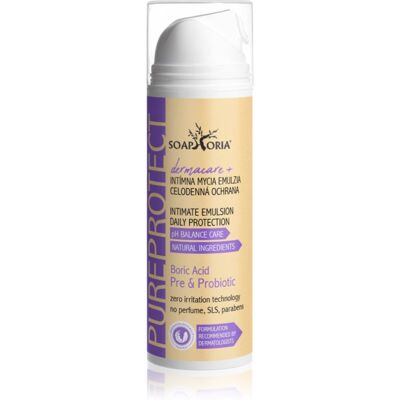 Soaphoria Dermacare+ Pureprotect émulsion d'hygiène intime 150 ml Soaphoria Dermacare+ Pureprotect émulsion d'hygiène intime 150 ml