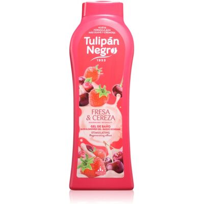 Tulipán Negro Fresa Y Cereza gel de douche 650 ml Tulipán Negro Fresa Y Cereza gel de douche 650 ml