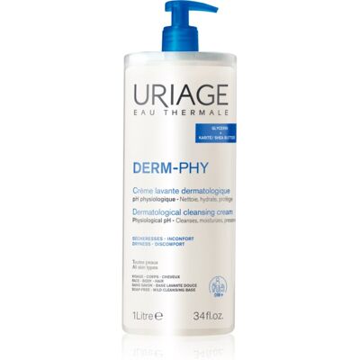 Uriage DERM-PHY Dermatological Cleansing Cream crème de douche hydratante 1000 ml Uriage DERM-PHY Dermatological Cleansing Cream crème de douche hydratante 1000 ml