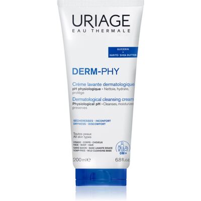Uriage DERM-PHY Dermatological Cleansing Cream crème de douche hydratante 200 ml Uriage DERM-PHY Dermatological Cleansing Cream crème de douche hydratante 200 ml