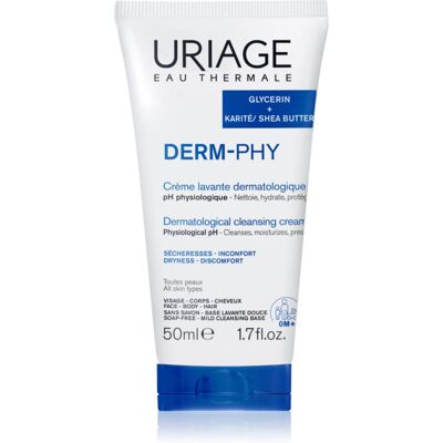 Uriage DERM-PHY Dermatological Cleansing Cream crème de douche hydratante 50 ml Uriage DERM-PHY Dermatological Cleansing Cream crème de douche hydratante 50 ml