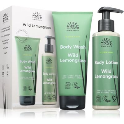 Urtekram Wild Lemongrass coffret cadeau corps Urtekram Wild Lemongrass coffret cadeau corps