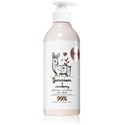 Yope Geranium & Cranberry gel de toilette intime 300 ml Yope Geranium & Cranberry gel de toilette intime 300 ml