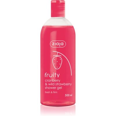 Ziaja Fruity Cranberry & Wild Strawberry gel douche hydratant 500 ml Ziaja Fruity Cranberry & Wild Strawberry gel douche hydratant 500 ml