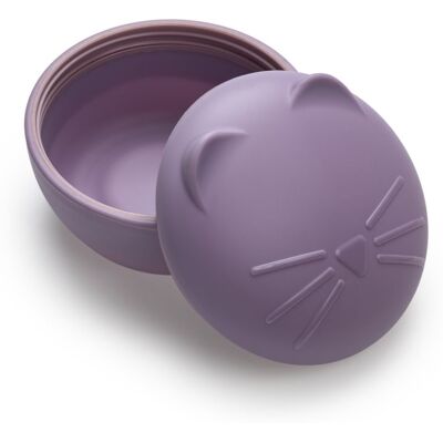 Melii Silicone Bowl with Lid boîte à goûter Cat 350 ml Melii Silicone Bowl with Lid boîte à goûter Cat 350 ml