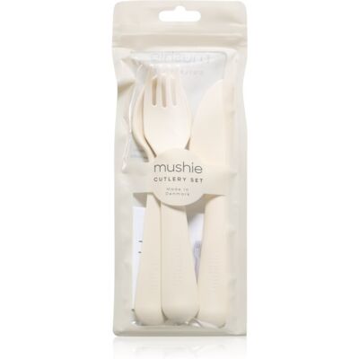 Mushie Cutlery couvert pour enfant 3y+ Ivory 3 pcs Mushie Cutlery couvert pour enfant 3y+ Ivory 3 pcs