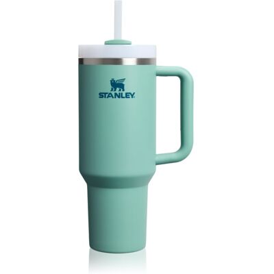 Stanley Quencher H2.O FlowState™ Tumbler gobelet en acier inoxydable avec paille grand format Spring Green 1 pcs Stanley Quencher H2.O FlowState™ Tumbler gobelet en acier inoxydable avec paille grand format Spring Green 1 pcs