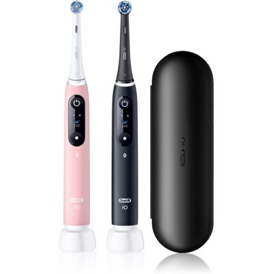 Oral-B iO6 Connected Coach brosse à dents électrique avec étui PACK DUO 2 pcs Oral-B iO6 Connected Coach brosse à dents électrique avec étui PACK DUO 2 pcs