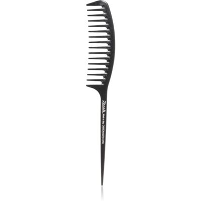 Peigne en fibre de carbone Janeke - Queue longue et cadre ondulé - Peigne pour cheveux Peigne en fibre de carbone Janeke - Queue longue et cadre ondulé - Peigne pour cheveux
