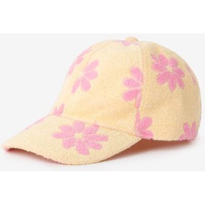 Sissy-Boy Casquette En Tissu Éponge Avec Fleurs - Jaune meisje Onesize Sissy-Boy Casquette En Tissu Éponge Avec Fleurs - Jaune meisje Onesize