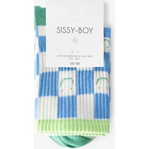 Sissy-Boy Chaussettes Avec Motif À Carreaux - Bleu jongen 33-35 Sissy-Boy Chaussettes Avec Motif À Carreaux - Bleu jongen 33-35