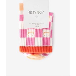Sissy-Boy Chaussettes Avec Motif À Carreaux - Rose meisje 22-24 Sissy-Boy Chaussettes Avec Motif À Carreaux - Rose meisje 22-24