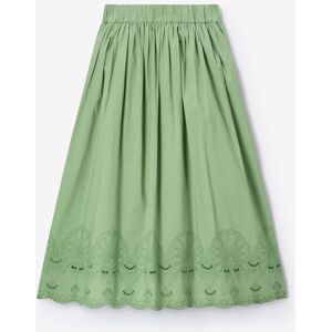 Sissy-Boy Jupe En Popeline Avec Broderies - Vert vrouw L Sissy-Boy Jupe En Popeline Avec Broderies - Vert vrouw L