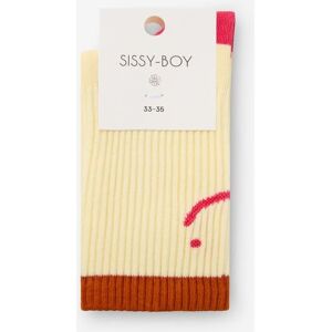 Sissy-Boy Chaussettes Avec Smiley - Jaune Clair jongen 33-35 Sissy-Boy Chaussettes Avec Smiley - Jaune Clair jongen 33-35