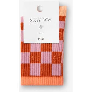 Sissy-Boy Chaussettes Avec Motif À Carreaux - Orange meisje 25-28 Sissy-Boy Chaussettes Avec Motif À Carreaux - Orange meisje 25-28