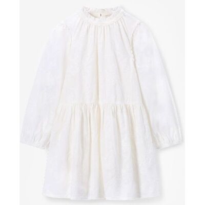Sissy-Boy Robe Avec Broderies - Blanc meisje 98-104 Sissy-Boy Robe Avec Broderies - Blanc meisje 98-104