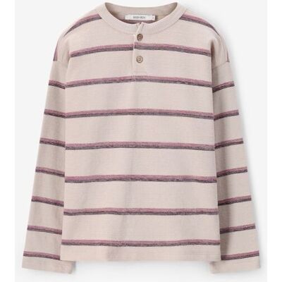 Sissy-Boy T-shirt Manches Longues À Rayures - Beige jongen 98-104 Sissy-Boy T-shirt Manches Longues À Rayures - Beige jongen 98-104